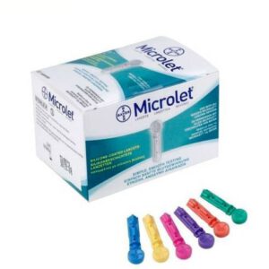 MICROLET LANCETAS COLORES 25 UDS