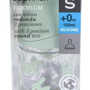 BIBERON PP BOCA ANCHA T SILICONA SUAVINEX PREMIU
