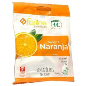FARLINE SWEETSIN CARAMELOS 1 BOLSA 40 g SABOR NARANJA