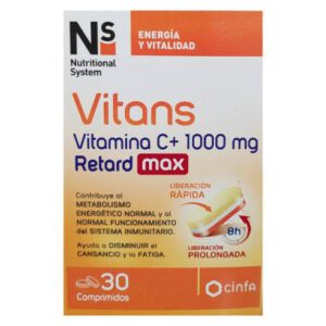 NS VITANS VITAMINA C+ 1000 MG RETARD MAX 30 COMP