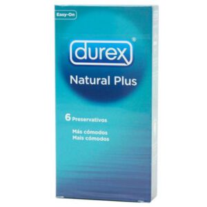 DUREX NATURAL PLUS EASY ON PRESERVATIVOS 6 U